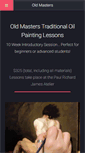 Mobile Screenshot of oldmasters.ca